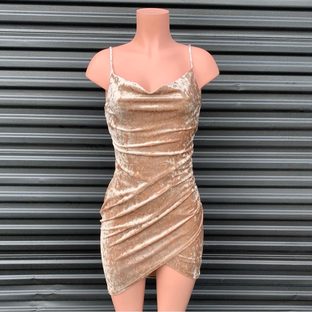 Size Medium Tan Mini Dress